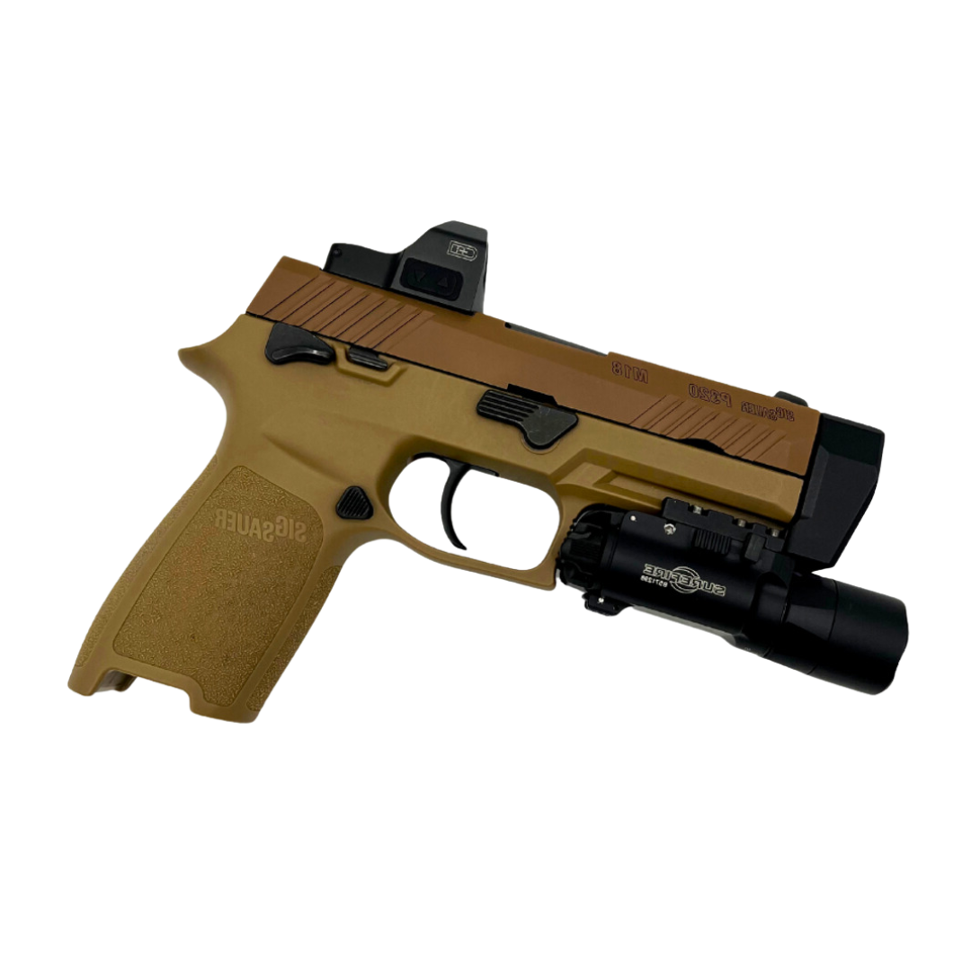 Light-Mounted Compensator for Sig Sauer P320-M18 Pistols – Vantage