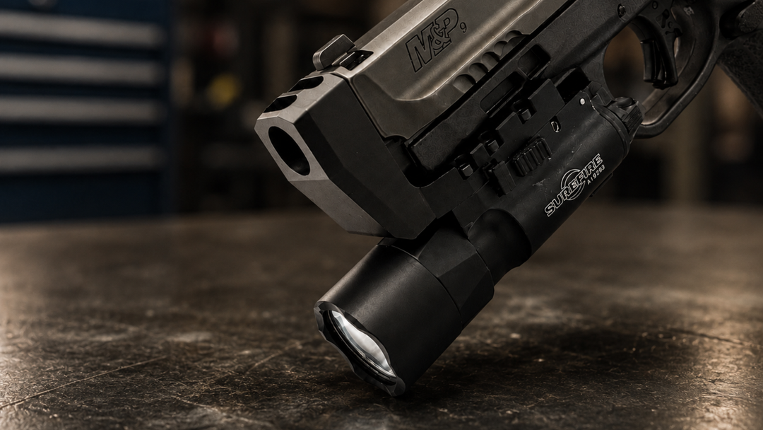 Rail-Mounted vs. Light-Mounted Compensators for the M&amp;P® 2.0: Which Setup Is Right for You?