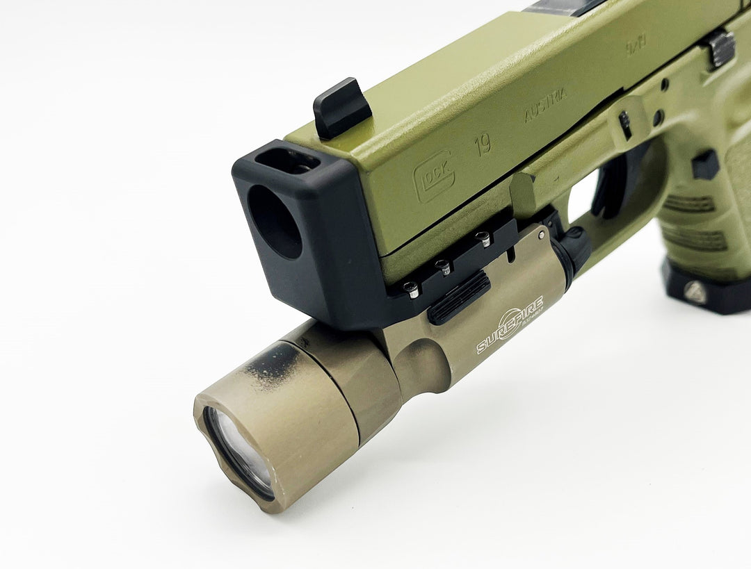 Glock 19 Light-Mounted Compensator