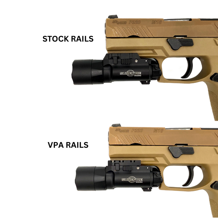 Precision Fit Rails for the SureFire X300U-A Weapon Light