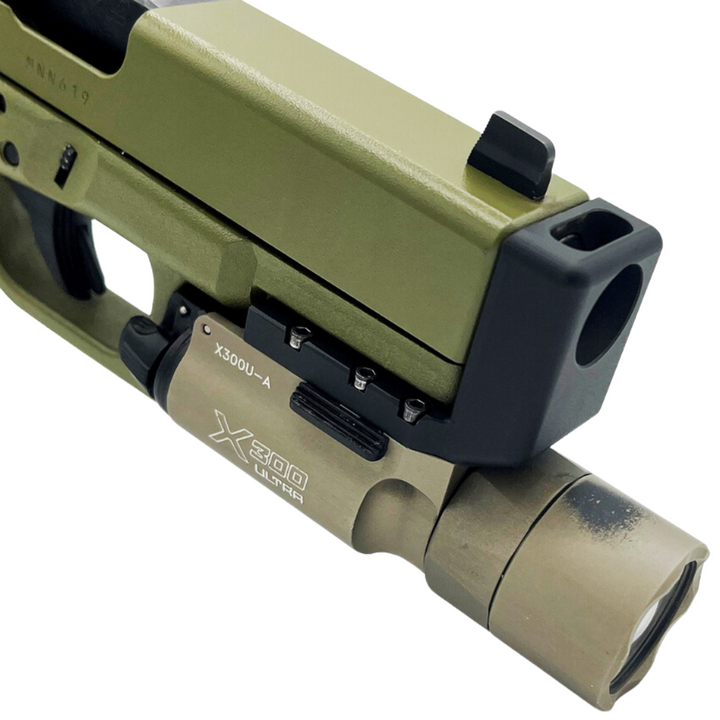 Glock 19 Light-Mounted Compensator