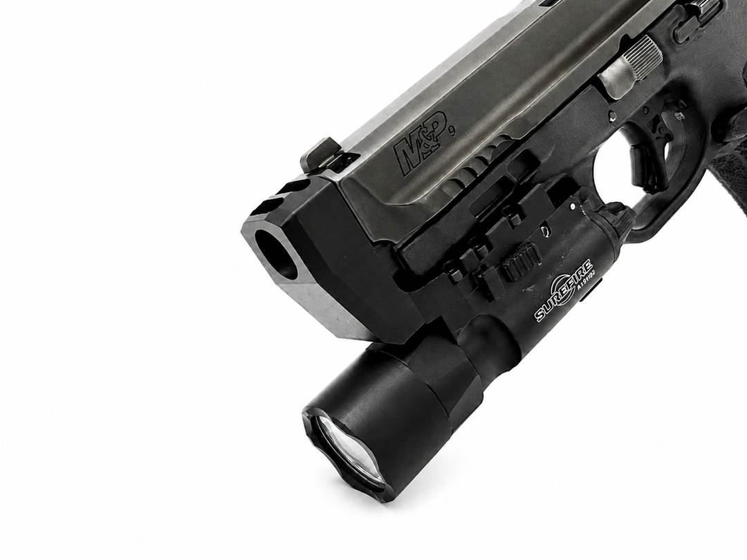 Light-Mounted Compensator for Smith & Wesson M&P 2.0 4.25" Pistols